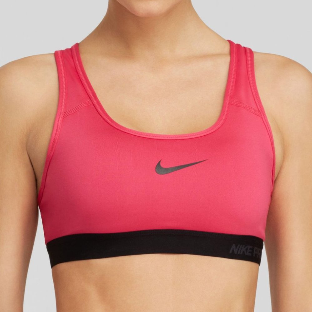 Hot Pink Nike Pro Dri Fit Sports Bra